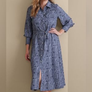 Irina Nightshadow Blue Women's Dress Size Medium